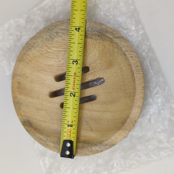 NWT handcrafted wooden soap tray - Picture 5 of 5